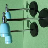 3 Chrome Porcelain Wall Lights Lighting Fixtures