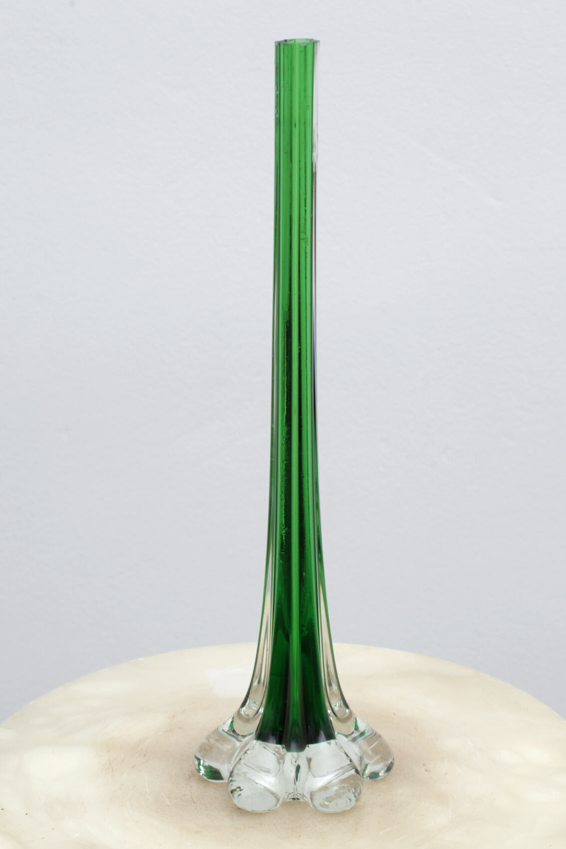 Green elephant foot soliflor vase