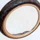 Vintage pivoting mirror to place, carved wood, rustic folk art decor.