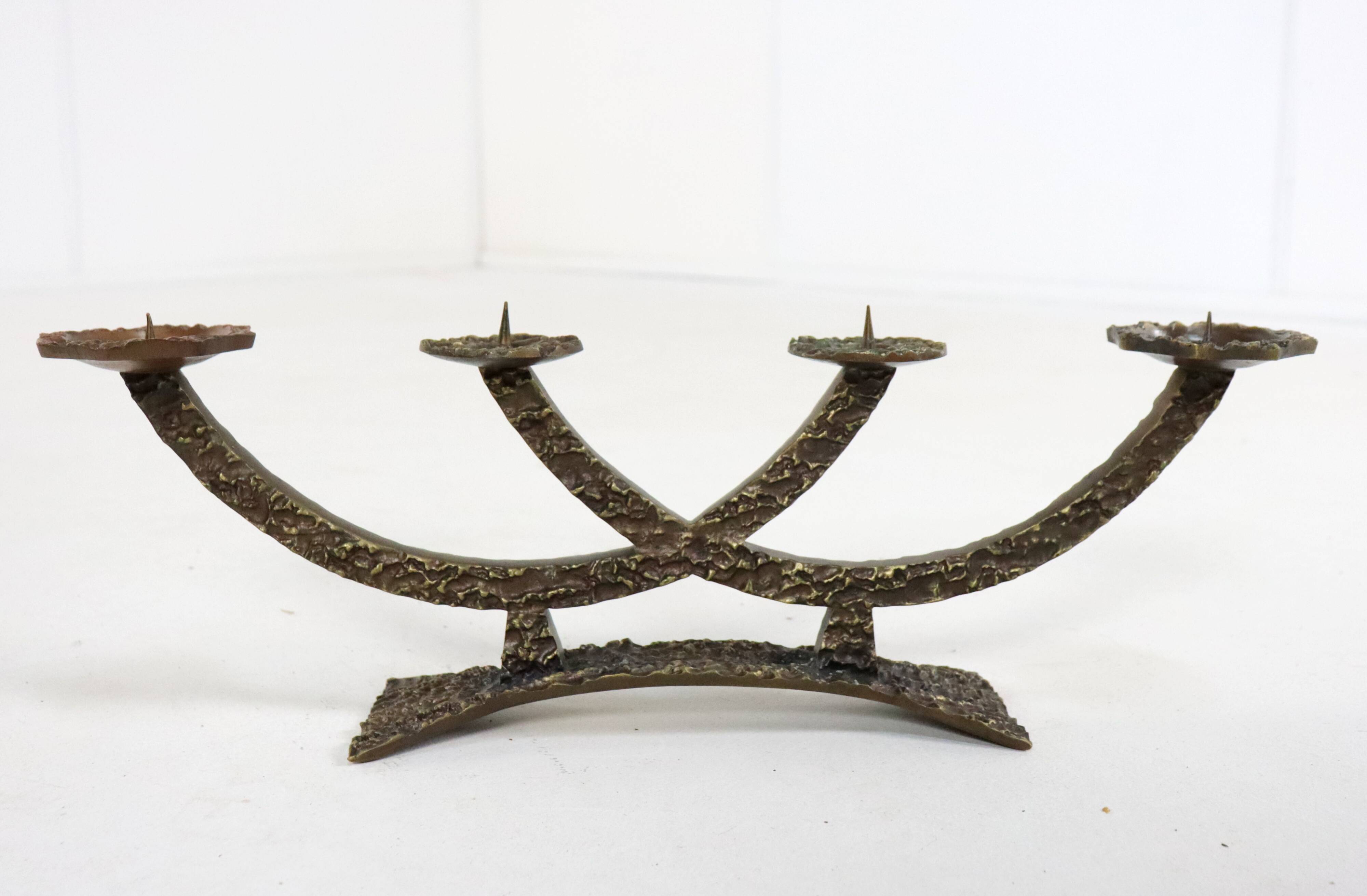 Brutalist candle holder