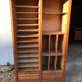 Wooden filing cabinet