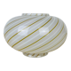 Abat day striped glass globe