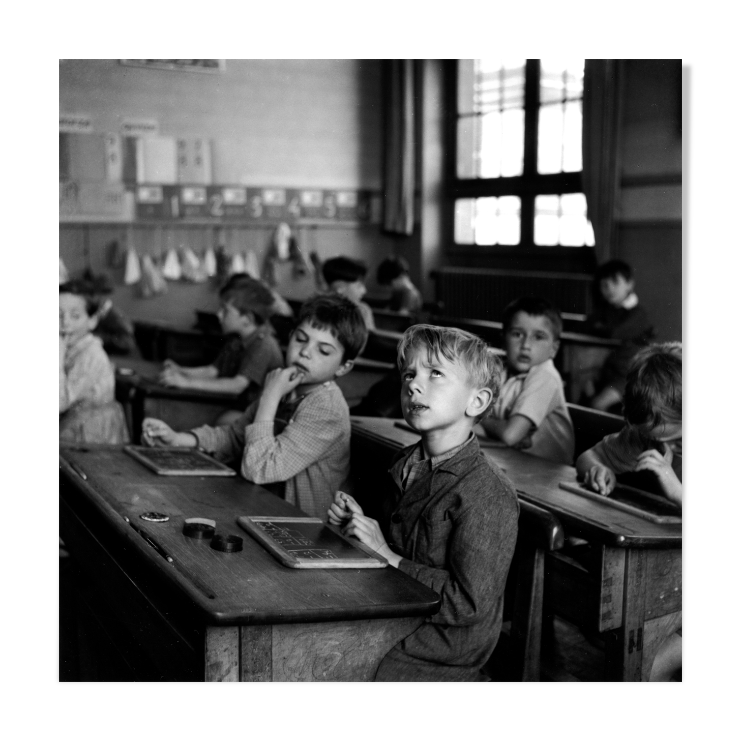Photography "La leçon de calcul", Paris, 1956