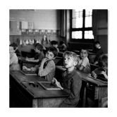 Photography "La leçon de calcul", Paris, 1956