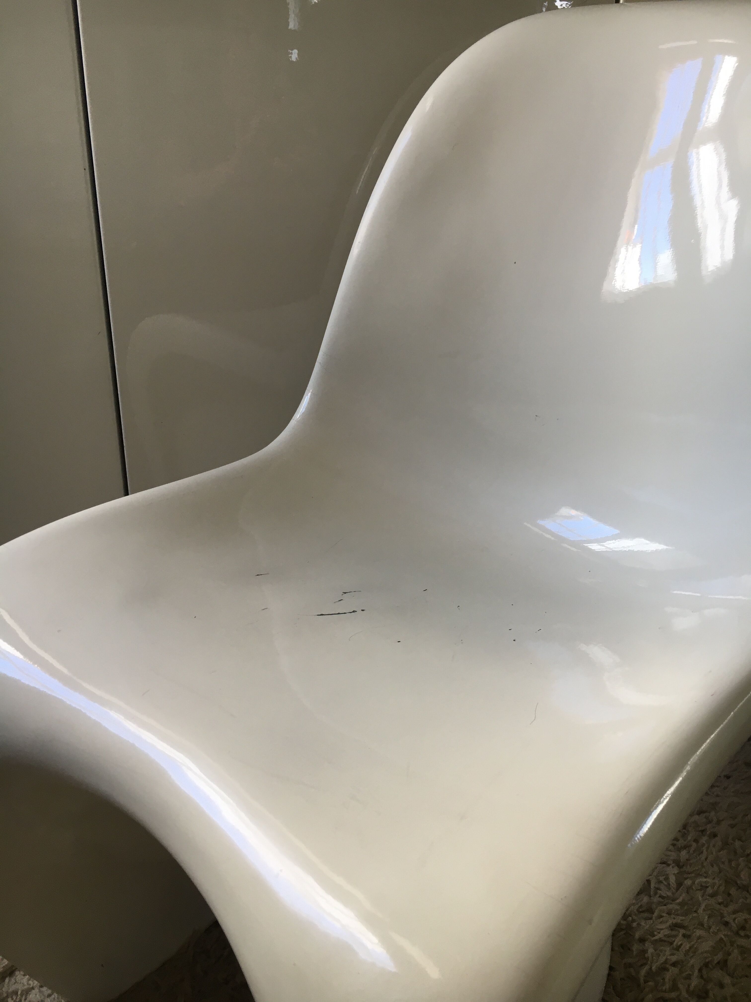 S chair by Verner Panton in fiberglass series 1 1967