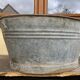 Vintage zinc basin