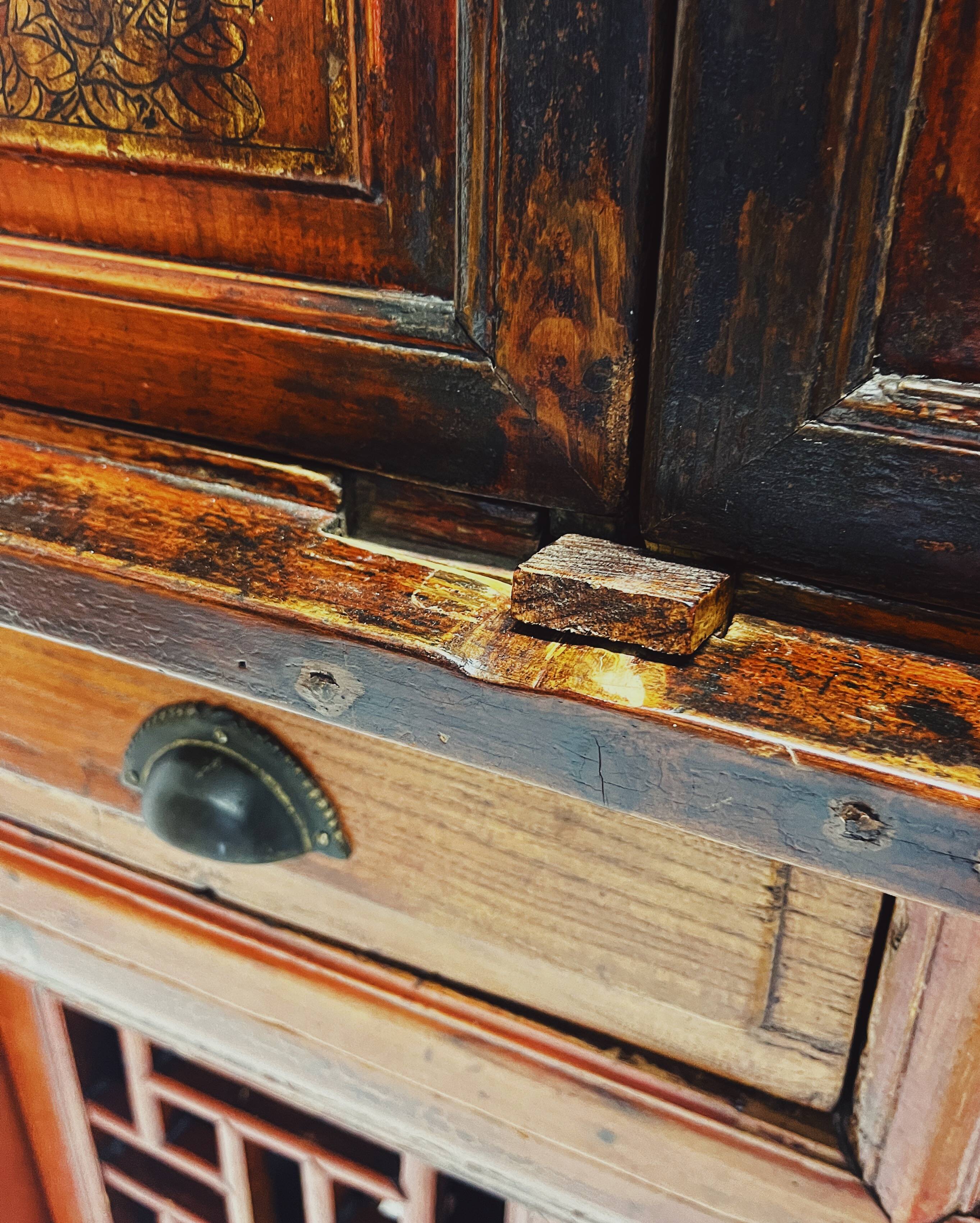 Antique Chinese wooden cabinet