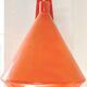 Philips Louis Kalff wall lamp opaline orange