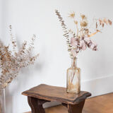 Walking stool feet in solid oak