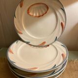 Assiettes Digoin Sarreguemines