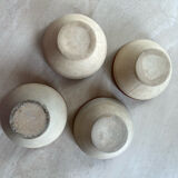 Set of 4 bowls in sandstone