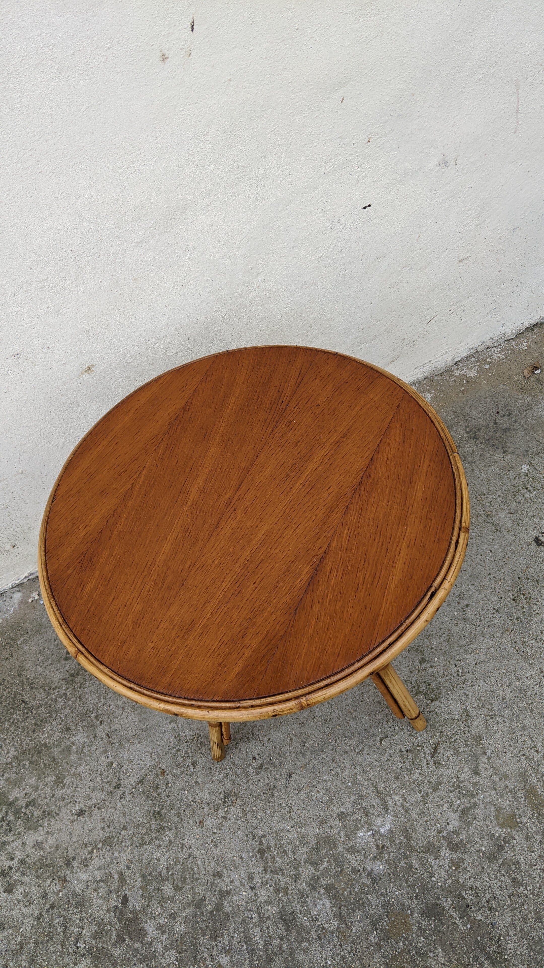 Small rattan coffee table