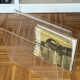 Vintage plexiglass magazine holder