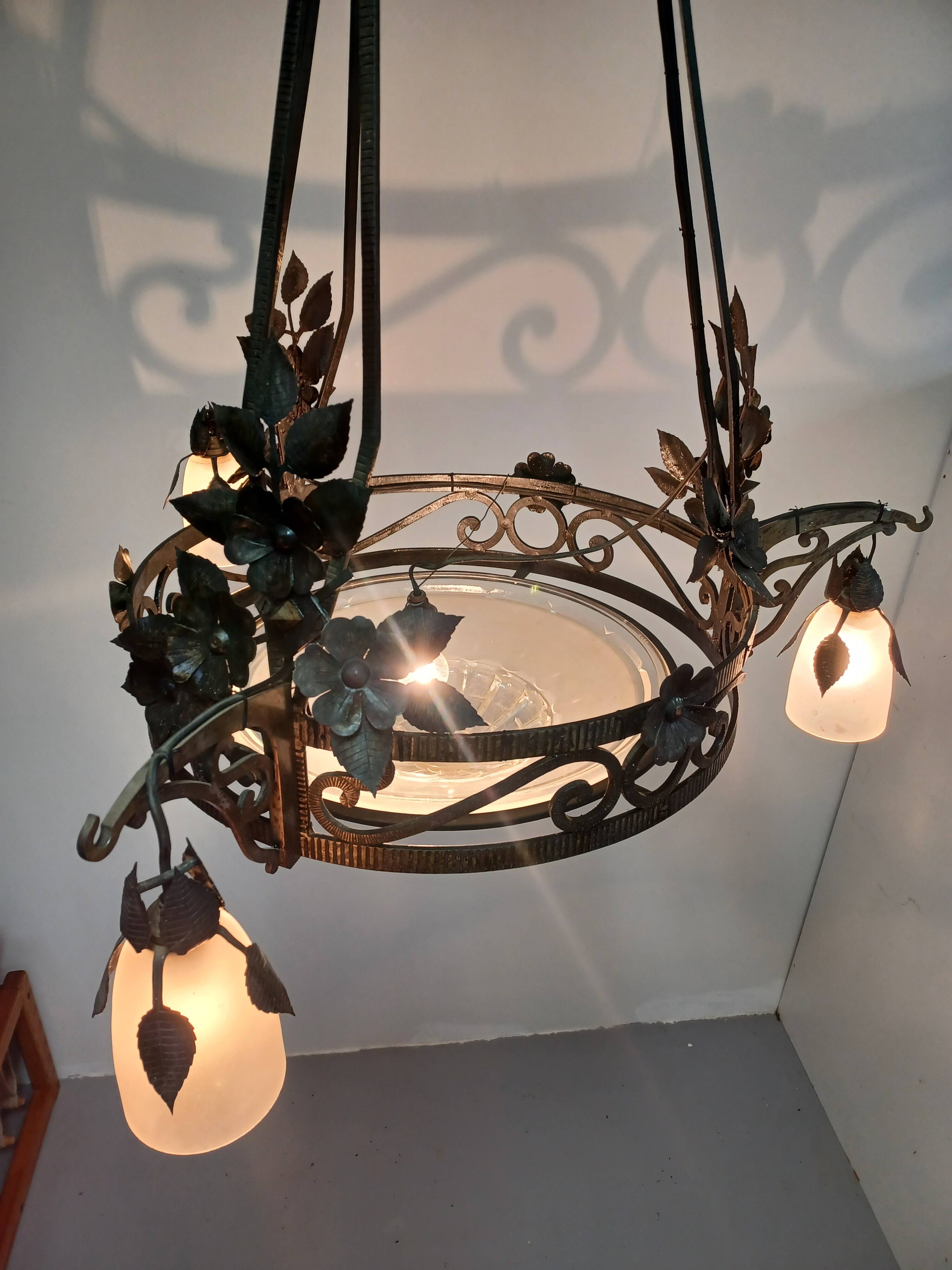 Art Deco chandelier