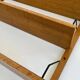 Scandinavian wall-mounted bookcase attributed to Poul Cadovius – 5 wooden shelves