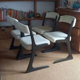 Set of 4 Baumann Kangaroo Chairs
