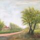 Tableau paysage naïf
