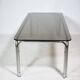 Mid-Century Design Chrome and Smoked Glass Coffee Table, 1970s