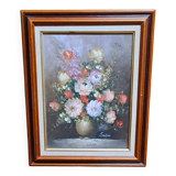 Framed and signed painting by Edmon Sanders