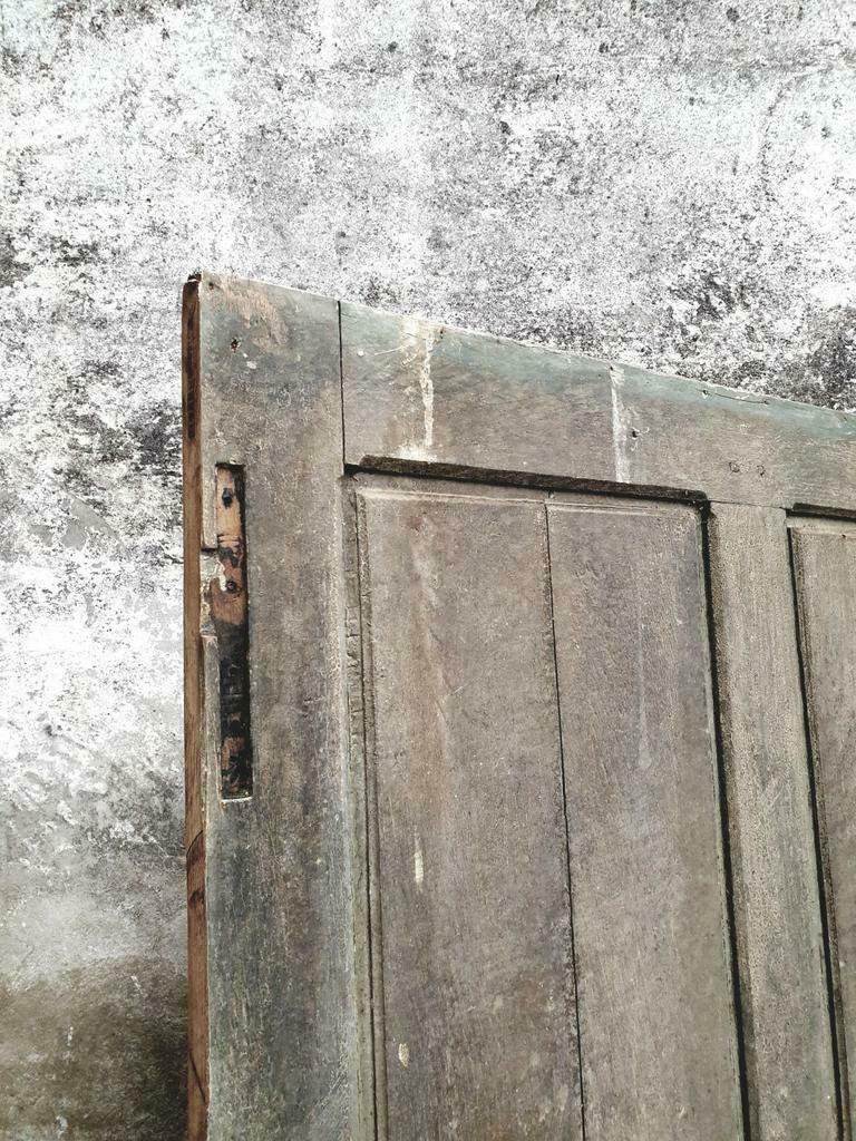 Antique oak sliding door loft door