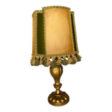 Lampe à poser bois vintage