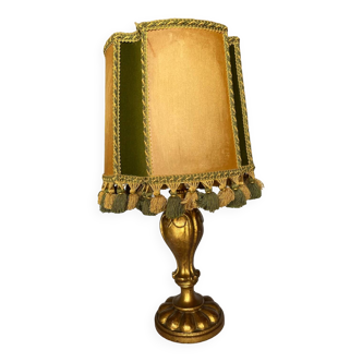 Vintage wooden table lamp