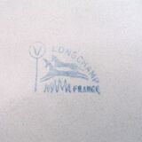 Set of 5 dessert plates Longchamp France