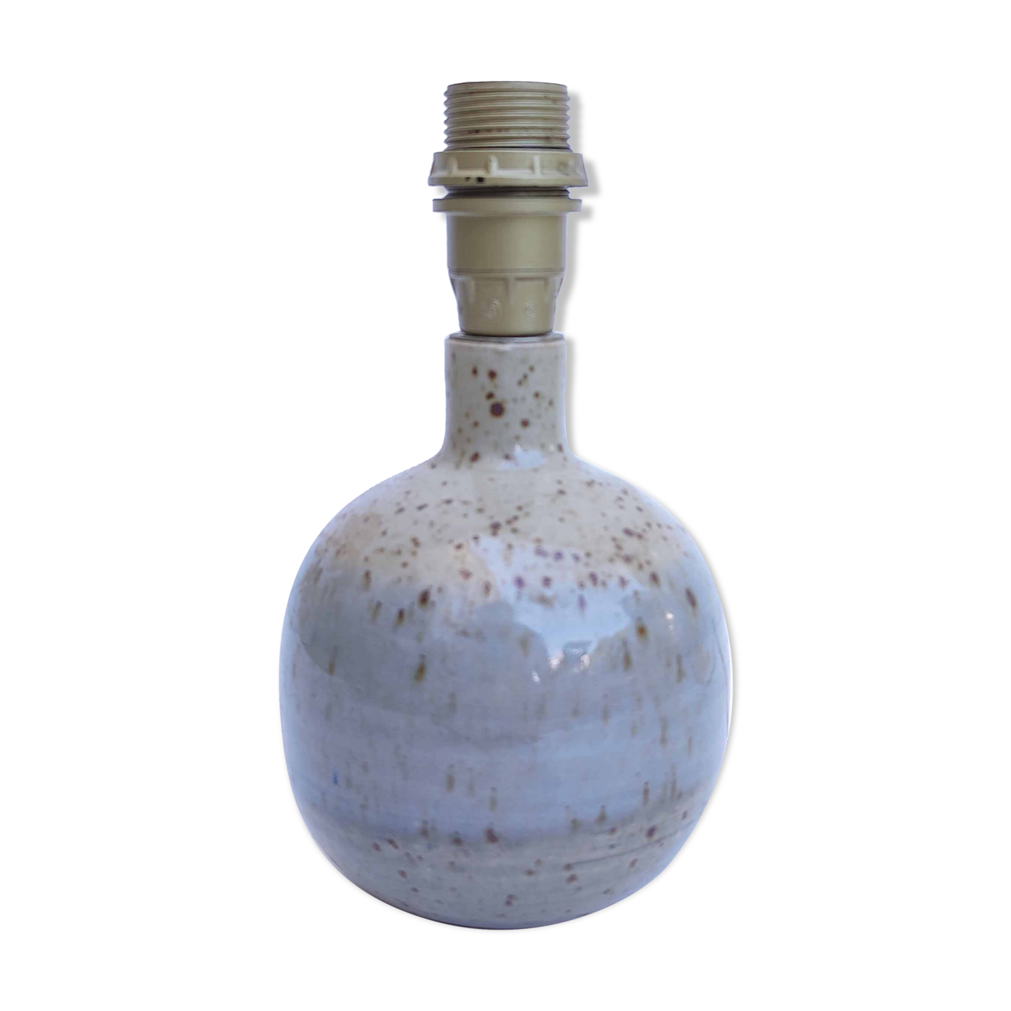 Lamp foot vintage ball ceramic stoneware