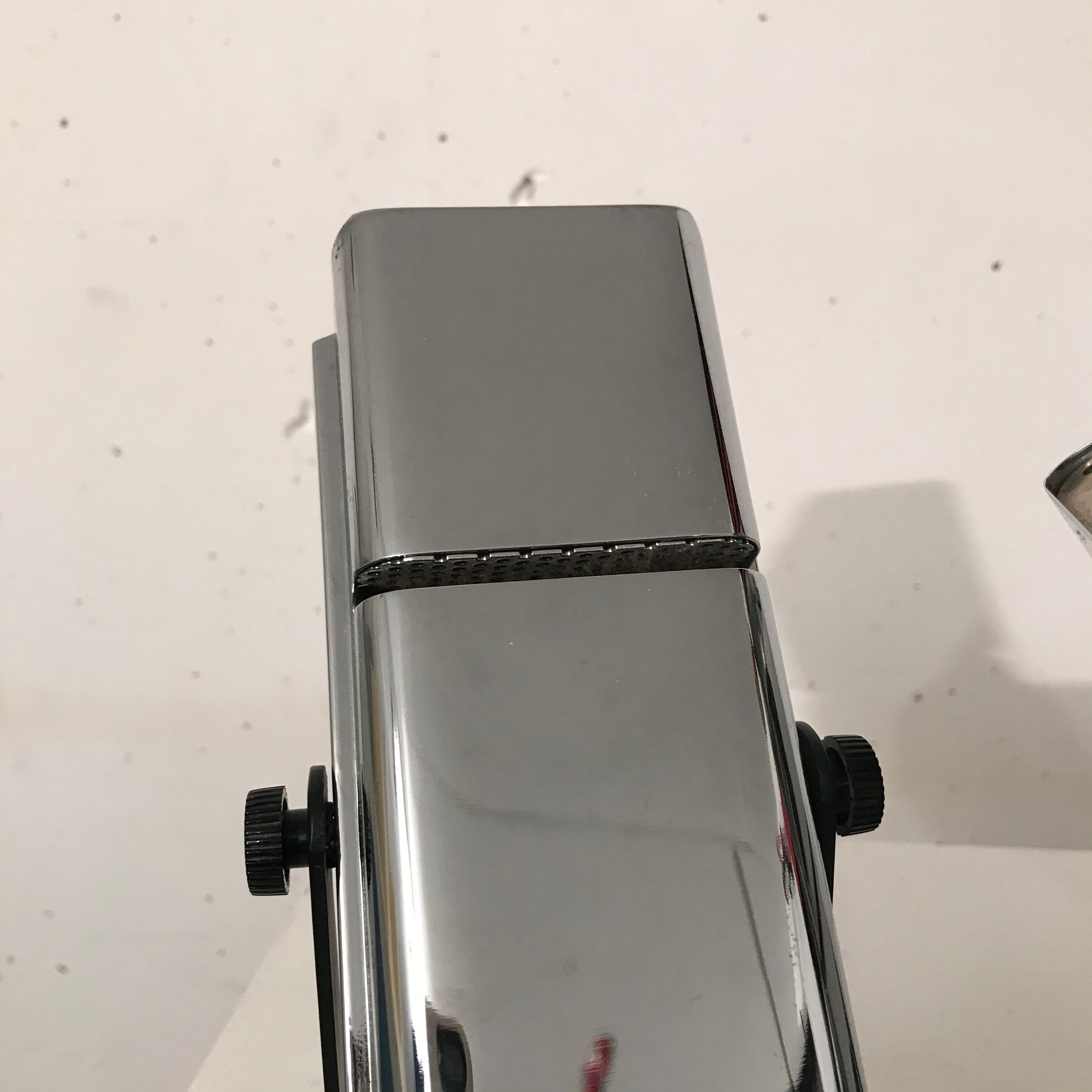 Pair of wall lamps chrome 1970