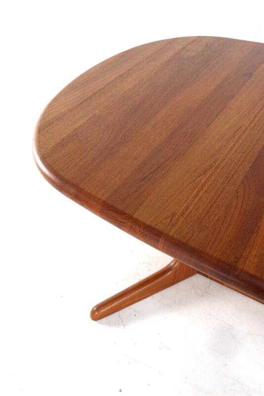 Oval 2x extendable dining table XL 'Nymindegab' - danish design vintage