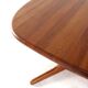 Oval 2x extendable dining table XL 'Nymindegab' - danish design vintage