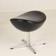 Early Egg Chair and Ottoman by Arne Jacobsen, Denmark, 1960s