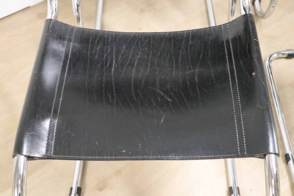 Set of 4 MR10 chairs by Ludwig Mies Van Der Rohe