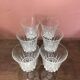 6 Cristal d'Arques Empire pattern wine glasses