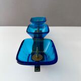 Midmodern candlestick, vintage candle holder teak, 60's vintage interior.