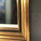 Rectangular mirror in gilded wood 54 x 44 cm