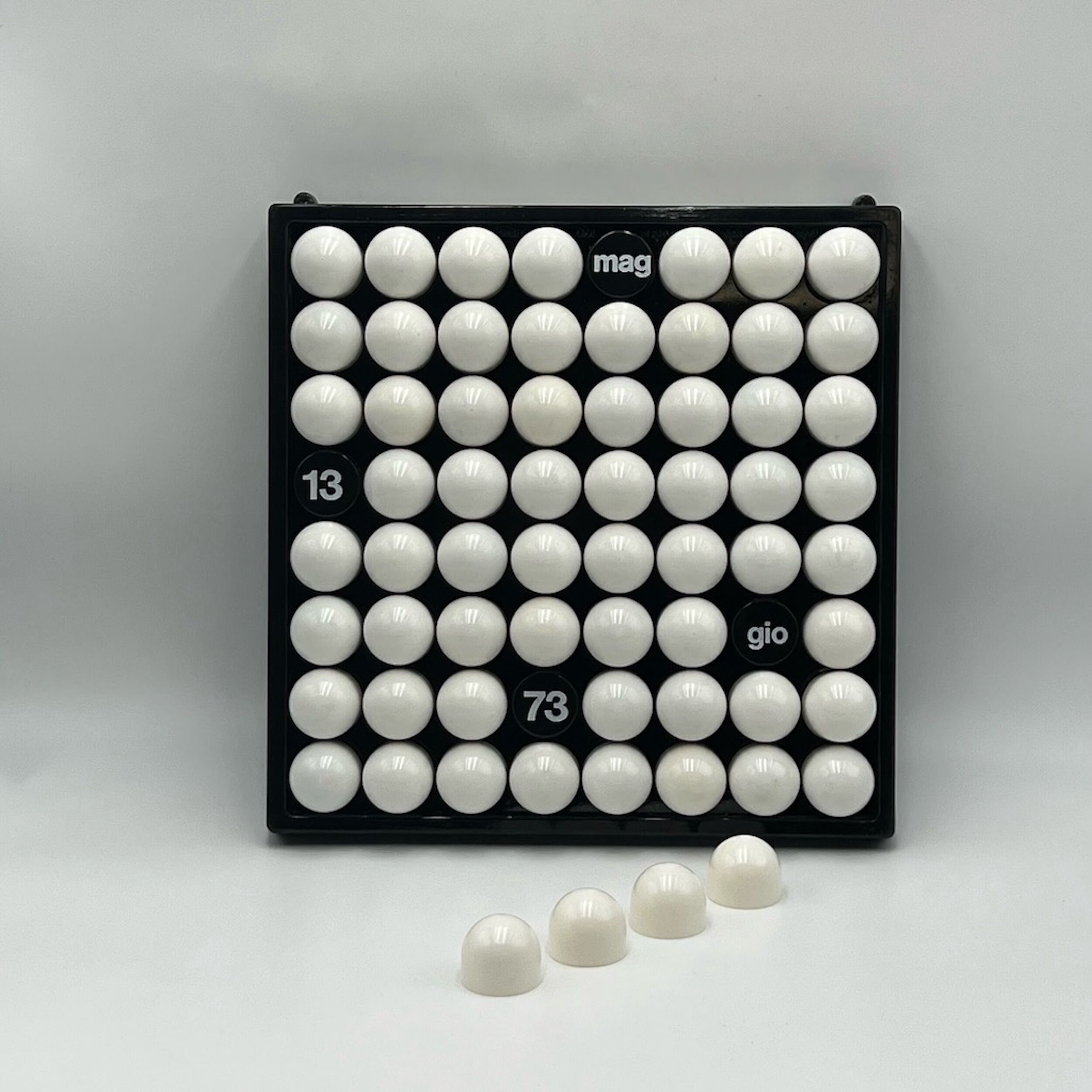 Calendrier perpétuel unique de l'ère spatiale « Wall Ball » par Euroway Torino, années 70