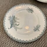 3 dishes model lily of the valley, Saint Amand and hamage