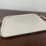 Tray in silver metal the Thistle 1950