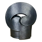 Abstract sculptural vase 50s