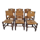 6 chaises paillage  campagnarde  ancienne