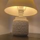 Small French lamp from the 1960s carved in stone