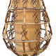 1950s Rattan Floor Lamp in the Style of Louis Sognot, France
