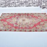 Oushak Geometric Vintage Carpet sku 3132
