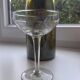 Set of 6 mismatched crystal champagne glasses 30s-40s