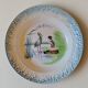 Shallow dish in Saint Amand earthenware