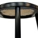 Set of four vintage bar stools - webbing Italian design