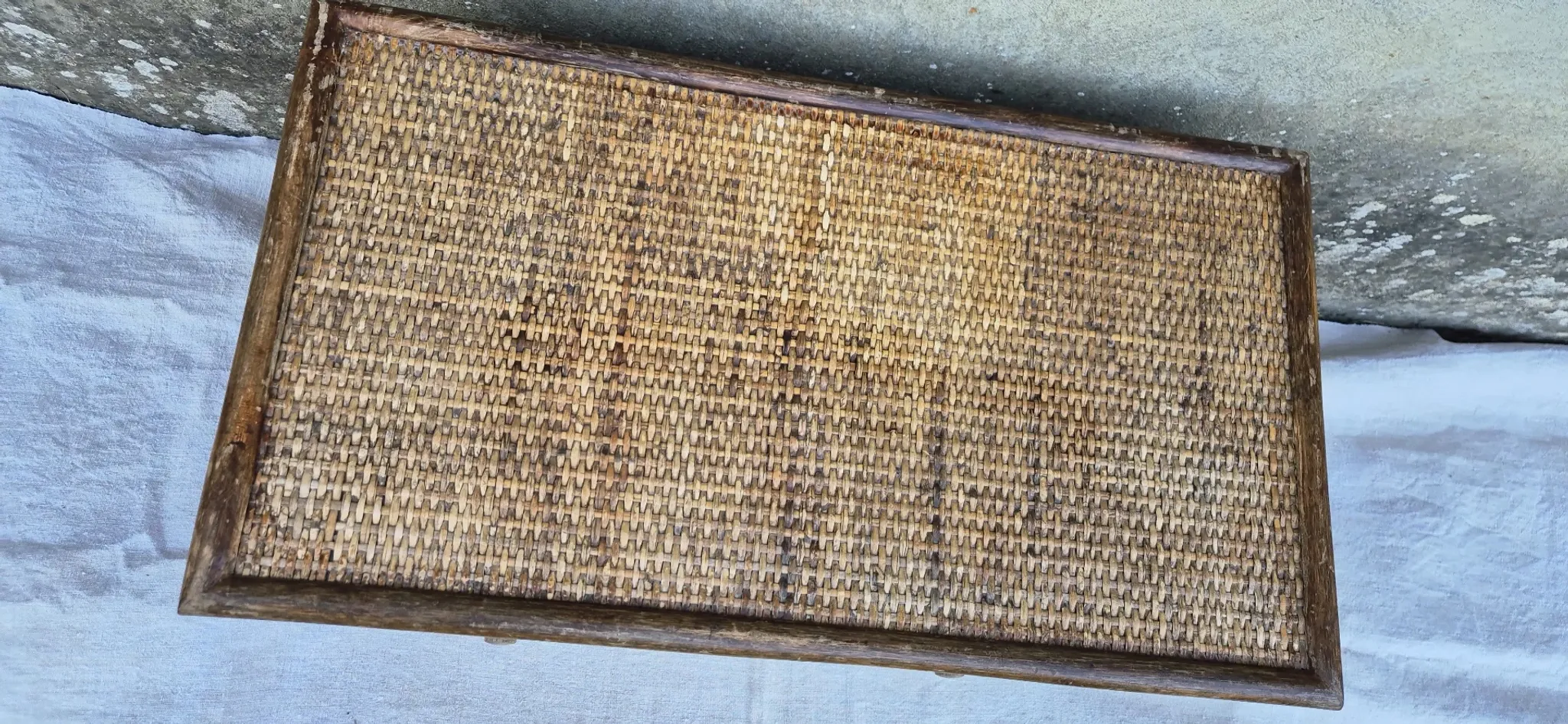 Vintage wicker chest of drawers furniture
