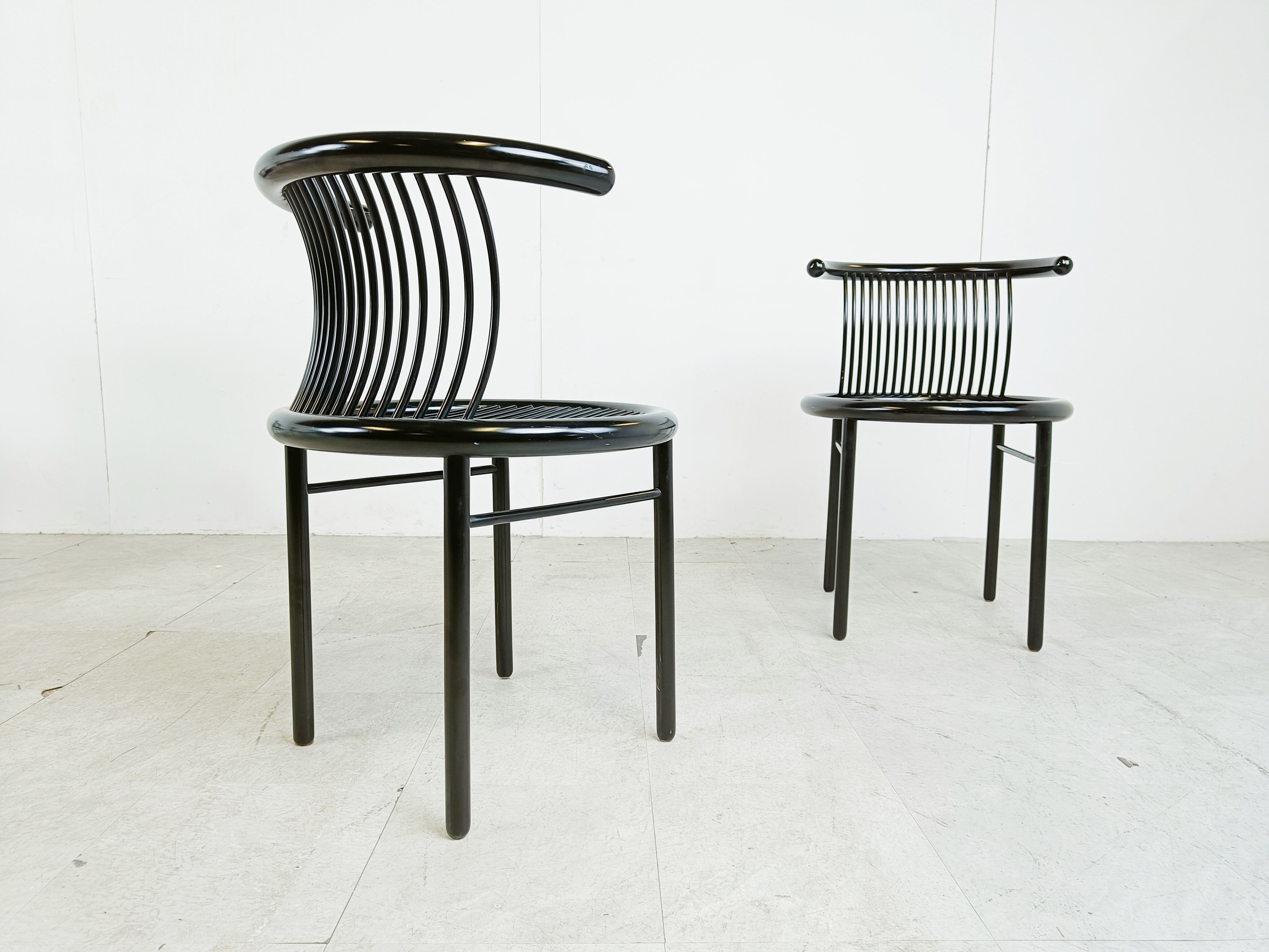 Set de 6 chaises vintage « CIRCO » par Jutta & Herbert Ohl pour Lübke 1980s