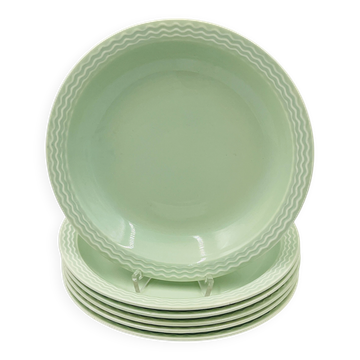 Set of 6 Villeroy Boch Ondine Plates